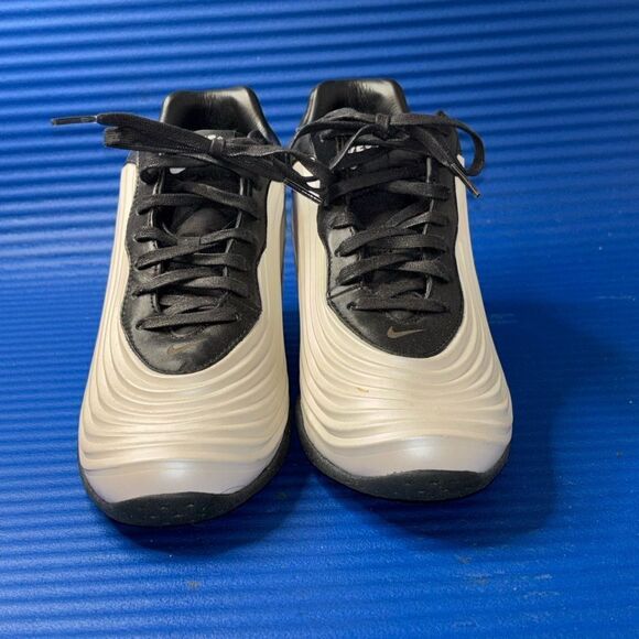 Women 9.5- Nike Lunarwavy Sky Hi QS Foamposite Hidden Wedge Heel High 727990-100 - Picture 3 of 7